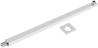 Vierkante douchearm 60 cm - verchroomd