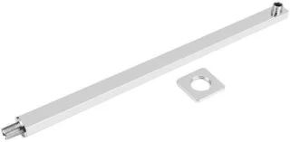 Vierkante douchearm 60 cm - verchroomd