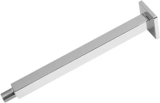 Vierkante douchearm extensie 30 cm chroom