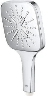Vierkante handdouche - 130 mm - Chroom