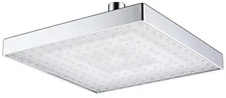 Vierkante LED-douchekop