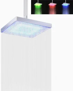 Vierkante LED-douchestraal
