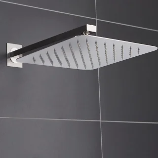 Vierkante Regendouche 8 inch RVS