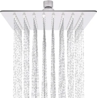 Vierkante regendouchekop 15 cm RVS 304