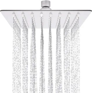 Vierkante regendouchekop 15 cm RVS 304