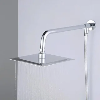 Vierkante Regendouchekop 30 cm - Inbouw