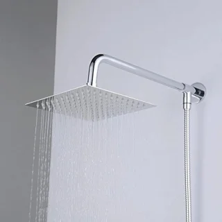 Vierkante Regendouchekop 30 cm - Inbouw