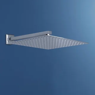 Vierkante regendouchekop 30 cm van roestvrij staal