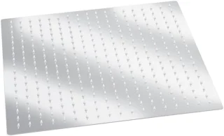 Vierkante regendouchekop 40x40 cm RVS