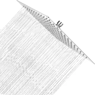 Strakke Vierkante Regendouchekop van 304 RVS: stijl ontmoet efficiëntie