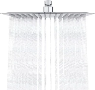 Vierkante RVS-regendouchekop - 25 cm