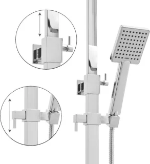 Viking Choice Doucheset Chroom 30cm met Badkraan