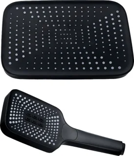 Viking Choice Regendoucheset 30 cm Zwart