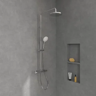 Villeroy & Boch Universal Showers Douchesysteem Wand Chroom
