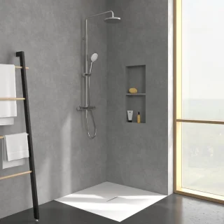 Villeroy & Boch Universal Showers Douchesysteem Wand Chroom