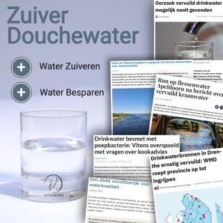 Vitasense Vitarain Regendouche Set met Thermostaatkraan