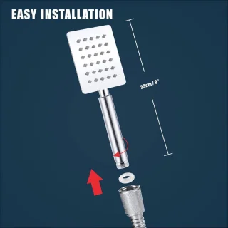 Voolan Square Handheld Shower Head