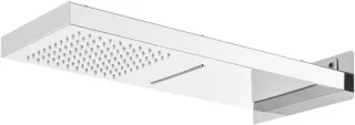 Wanddouchekop RVS 201 zilver