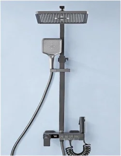 Wandmontage digitale thermostaat badkraan met regendouche