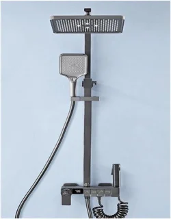 Wandmontage digitale thermostaat badkraan met regendouche