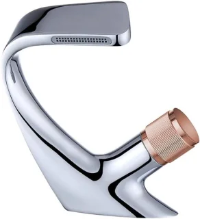 Wastafel kraan chroom en goud - ShopVlot