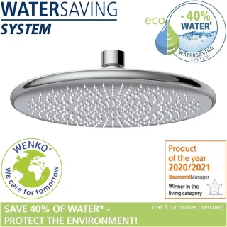 Watersaving Regendouchekop Massage