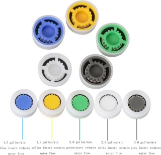 Waterstroombegrenzers douche 5 stuks multicolor