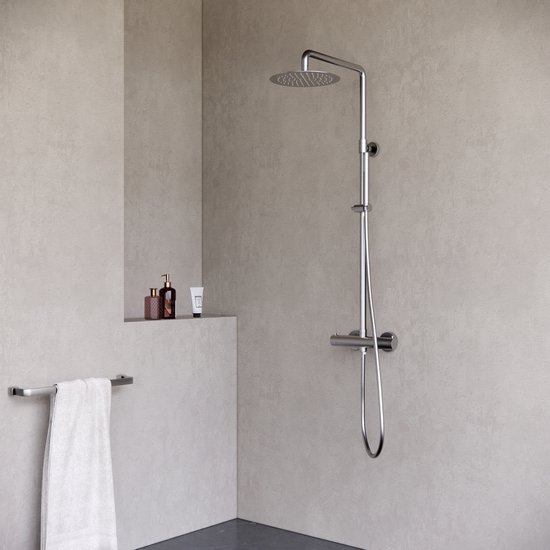 WEBO Atlanta RVS: luxe regendouche met slimme waterbesparing