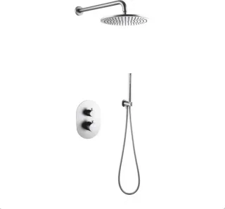 WEBO Atlanta inbouw regendoucheset chroom 25cm