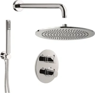 WEBO Atlanta inbouw regendoucheset chroom 25cm