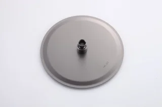 WEBO Atlanta inbouw regendoucheset Gun Metal 25cm