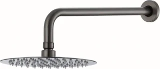 WEBO Atlanta inbouw regendoucheset Gun Metal 25cm