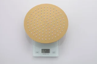 WEBO Atlanta Inbouw Regendoucheset Mat Goud 25cm