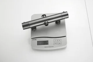 WEBO Atlanta Regendouche Gun Metal Thermostaat