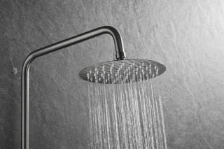 WEBO Atlanta Regendouche Gun Metal Thermostaat