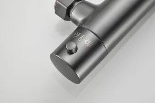 WEBO Atlanta Regendouche Gun Metal Thermostaat