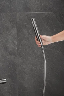WEBO Atlanta Regendouche Gun Metal Thermostaat