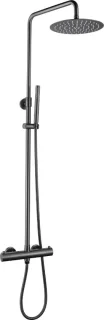 WEBO Atlanta Regendouche Gun Metal Thermostaat