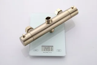 WEBO EUPHORIA Doucheset Regendouche Mat Goud Thermostaat