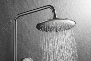 WEBO EUPHORIA Regendouche Gun Metal Thermostaatset
