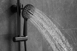 WEBO EUPHORIA Regendouche Mat Zwart Thermostaat Doucheset