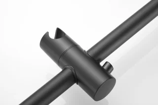 WEBO Eva doucheset thermostaat mat zwart 60 cm