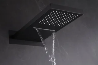 WEBO Luxe Regendoucheset Inbouw Mat Zwart 25cm