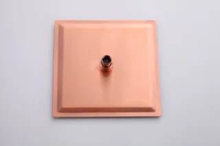 WEBO Rio Vierkant Inbouw Regendoucheset Mat Rosé 20cm