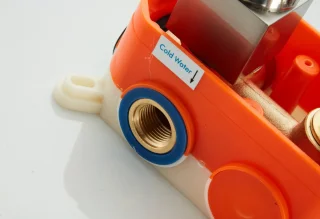 WEBO Rio Vierkant Inbouw Regendoucheset RVS 20 cm