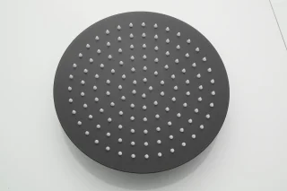 WEBO Valencia Inbouw Regendoucheset Mat Zwart 25cm