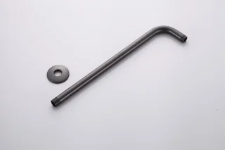 WEBO Valencia Regendoucheset Inbouw Gun Metal 25cm