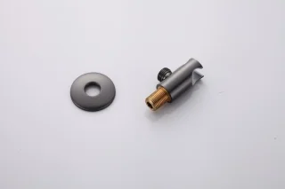 WEBO Valencia Regendoucheset Inbouw Gun Metal 25cm