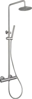 Wiesbaden 304 RVS Douchesysteem thermostaatkraan 15cm hartafstand