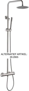 Wiesbaden 304 RVS Douchesysteem thermostaatkraan 15cm hartafstand